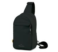 BENCH Casual Damen und Herren Sling Bag Umhängetasche Tasche Handtasche Schultertasche Crossbody, schwarz, 29 x 17 x 9 cm