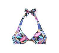 Bench. Bügel-Bikini-Top Pitch 40, Cup F schwarz Damen Bikini Oberteile Bikinis Damenbademode 40, Cup F schwarz, bedruckt