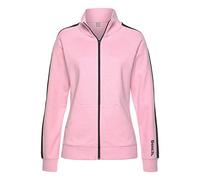 Sweatjacke BENCH. LOUNGEWEAR Gr. 44/46, rosa (rosa, schwarz) Damen Sweatjacken (60060855-44) rosa, schwarz