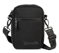 BENCH Damen und Herren Bag Umhängetasche Tasche Handtasche Schultertasche Crossbody-Tasche, schwarz, 19 x 13 x 6,5 cm