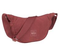 Bench Handtasche Damen Mädchen Schultertasche Moon Bag Tasche Umhängetasche Freizeittasche Schultergurt Slingbag Sichelform Crossbody Cord Medium Size 64230 + Etui (Terrakotta (rot) 1500)