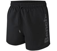 Badeshorts BENCH. Gr. XXL (58/60), N-Gr, schwarz Herren Badehosen Badeshorts mit seitlichem Logoschriftzug (433408-XXL)