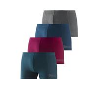 Boxer BENCH. "Boxershorts für Herren", Herren, Gr. L, bunt (blau, anthrazit, meliert, petrol, bordeaux), Jersey, Obermaterial: 95% Baumwolle, 5% Elasthan, unifarben, Unterhosen, Unterhosen in der Dose