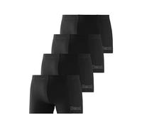 Boxer BENCH. "Boxershorts für Herren", Herren, Gr. XL, 4 Stk., schwarz, Jersey, Obermaterial: 95% Baumwolle, 5% Elasthan, unifarben, Unterhosen, Unterhosen in der Dose mit kleinem Logodruck auf dem Be