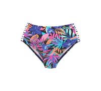 BENCH. Highwaist-Bikini-Hose Damen schwarz-bedruckt Gr.34