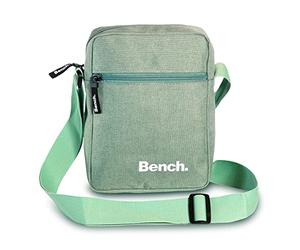 Bench kleine Umhängetasche Schultertasche Small Shoulderbag Crossbag 64153, Farbe:Pastellgrün