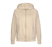 Kapuzensweatjacke BENCH. LOUNGEWEAR Gr. 40/42, beige Damen Sweatjacken mit sportlichen Teilungsnähten (48721638-40)