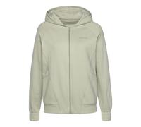 Kapuzensweatjacke BENCH. LOUNGEWEAR, Damen, Gr. 40/42, grün (pistazie), angeraute Sweatware, Obermaterial: 95% Baumwolle, 5% Elasthan. Kapuzenfutter: 100% Baumwolle, unifarben, Basic, Sweatjacken, mit