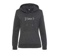 Kapuzensweatshirt BENCH. LOUNGEWEAR "-Lounge Hoodie-" Gr. 48/50, grau (anthrazit meliert) Damen Sweatshirts (13250268-48) anthrazit meliert