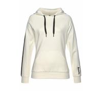 Kapuzensweatshirt BENCH. LOUNGEWEAR Gr. 48/50, schwarz (ecru, schwarz) Damen Sweatshirts Bestseller (89585160-48) ecru, schwarz