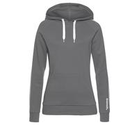 Kapuzensweatshirt BENCH. LOUNGEWEAR Gr. 40/42, grau (stone, weiß) Damen Sweatshirts (16110050-40) stone, weiß