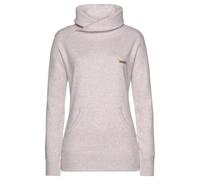 Longsweatshirt BENCH. LOUNGEWEAR, Damen, Gr. 40/42, beige (beige, meliert), Sweatware, Obermaterial: 90% Baumwolle, 10% Polyester, meliert, unifarben, Basic, Basic hüftbedeckend, ohne Ausschnitt, brei