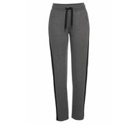 Loungehose BENCH. LOUNGEWEAR Gr. 48/50, N-Gr, schwarz (anthrazit, meliert, schwarz) Damen Hosen (49302102-48) anthrazit, meliert, schwarz