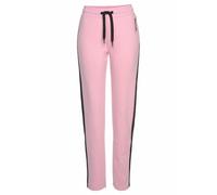 Loungehose BENCH. LOUNGEWEAR Gr. 56/58, N-Gr, rosa (rosa, schwarz) Damen Hosen (93462564-56) rosa, schwarz