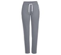 Loungehose BENCH. LOUNGEWEAR Gr. 40/42, N-Gr, grau (stone, weiß) Damen Hosen (27589701-40) stone, weiß