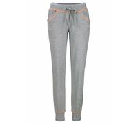 Relaxhose BENCH. LOUNGEWEAR Gr. 36/38, N-Gr, bunt (hellgrau, orange) Damen Hosen (410203-36) hellgrau, orange