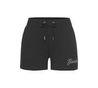 Relaxshorts BENCH. LOUNGEWEAR, Damen, Gr. 40/42, N-Gr, schwarz, Interlock, Obermaterial: 100% Baumwolle, unifarben, Basic, Basic kurz, Hosen, mit kleiner glänzenden Logostickerei, Loungeanzug, Topsell