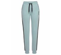 Sweathose BENCH. LOUNGEWEAR Gr. 40/42, N-Gr, grün (mint, schwarz) Damen Hosen Freizeithosen mit Seitenstreifen und schmalem Bein, Loungeanzug (77569746-40)