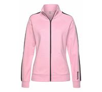 BENCH. LOUNGEWEAR Sweatjacke Damen rosa-schwarz Gr.52/54
