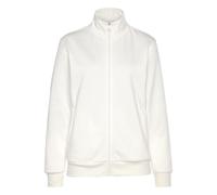 Sweatjacke BENCH. LOUNGEWEAR "-Loungejacke" Gr. 36/38, weiß Damen Sweatjacken (17428217-36) weiß
