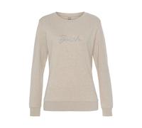 BENCH. LOUNGEWEAR Sweatshirt Damen beige meliert Gr.44/46