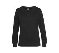 Sweatshirt BENCH. LOUNGEWEAR "mit Logostickerei" Gr. 44/46, schwarz Damen Sweatshirts (81302043-44) schwarz