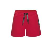 Sweatshorts BENCH. LOUNGEWEAR, Damen, Gr. 36/38, N-Gr, rot, Sweatware, Obermaterial: 60% Baumwolle, 40% Polyester, unifarben, bequem kurz, Hosen Sweatshorts, mit seitlichen Schlitz und Reißverschlusst
