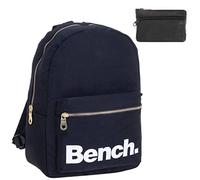 Bench Rucksack Damen klein small Daypack Handtasche Damenrucksack Freizeitrucksack Mädchen backpack 64158 +e (Schwarz Uni 0100)