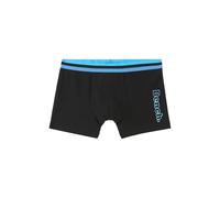Boxer BENCH. "Boxershorts für Jungen", Jungen, Gr. 182, 5 Stk., grau, türkis, blau, dunkelblau, navy, Jersey, Obermaterial: 95% Baumwolle, 5% Elasthan, unifarben, körpernah, Unterhosen, mit Logo Druck