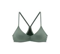Triangel-Bikini-Top BENCH. "Perfect", Damen, Gr. 40, Cup C/D, grün (oliv), Microfaser, Polyamid, unifarben, Bikini-Oberteile, im Uni-Style (43139146-40) oliv