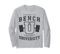 Bench University im Vintage-Stil, Fitnessstudio, Fitnessstudio, Training Langarmshirt