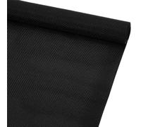 BENECREAT 14CT Kunststoff-Kreuzstich-Stoff, 100x30cm Schwarzer Kreuzstich-Vinyl-Aida-Stoff für handwerkliche Stickerei, handgemachte Nadelarbeit, DIY-Basteln, 1mm dick