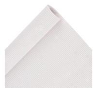 BENECREAT 14CT Kunststoff Kreuzstichstoff 1000 * 302mm schneeweiß Aida Stoff Sticktuch Zum Basteln Für Heim Stickerei Dekoration