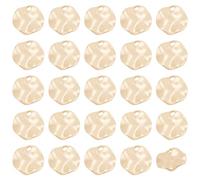 BENECREAT 30 Packungen 18 Karat vergoldet Lotus Leaf Charms Anhänger für DIY Halskette Armband Ohrring Schmuckherstellung Handwerk, 10mm