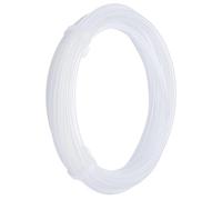 BENECREAT 5 m Kunststoff-Stäbchenrolle, 4mm PVC-Korsettstreifen rund weiß Gurtband für Dessous-BH-Nähzubehör, DIY-Zubehör für Brauthochzeitskleider