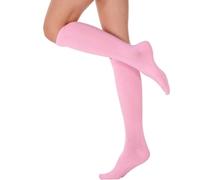 Benefeet Sox Damen Mädchen Kniestrümpfe Neuheit Argyle Kariert Fußball Baumwolle Lange Röhrensocken, Sexy Pink, Einheitsgröße