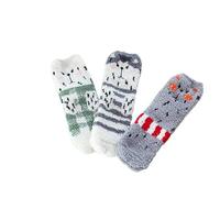 Benefeet Sox Kuschelsocken für Damen und Mädchen, niedlich, warm, weich, flauschig, Thermo-Fleece, Plüschsocke, Geschenk, 3er-Pack, Hunde und Katzen