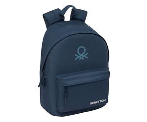 BENETTON BASICS ANTRACITA - Jugendrucksack für Laptop 14,1 Zoll, ideal für Jugendliche verschiedener Altersgruppen, bequem und vielseitig, Qualität und Widerstandsfähigkeit, 31 x 16 x 41 cm