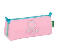 Benetton Dolce Federmäppchen mit Reißverschluss und Fach, Federmäppchen für Kinder, ideal für Kinder im Schulalter, bequem und vielseitig, Qualität und Widerstandsfähigkeit, 21 x 7 x 8 cm