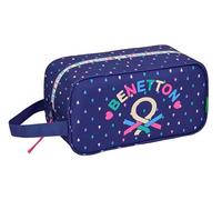 Benetton Drop - Mittelgroßer Schuhschrank, Mehrzweck, Federmäppchen, Sport, außerschulisch, Fußball, bequem und vielseitig, 29 x 14 x 15 cm