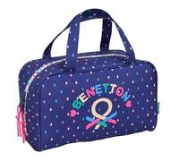 Benetton Drop - Rechteckige Kulturtasche mit Griff, Kinder-Kulturbeutel, anpassbar an den Wagen, ideal für Kinder von 5 bis 14 Jahren, bequem und vielseitig, Qualität und Widerstandsfähigkeit, 31 x 14