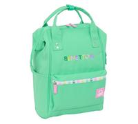 BENETTON MINT - Jugendrucksack mit Griffen für Laptops bis 33 cm (13 Zoll), ideal für Jugendliche verschiedener Altersgruppen, bequem und vielseitig, Qualität und Widerstandsfähigkeit, 27 x 19 x 40