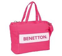 BENETTON "RASPBERRY" 14,1-Zoll-LAPTOPTASCHE MIT TASCHE, Rosa Fuchsia, Estándar, Fuchsia, Estándar, Casual