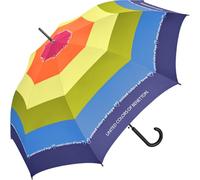 Benetton Regenschirm Rainbow Text - Stockschirm Long AC - Blue
