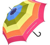 Benetton Regenschirm Rainbow Text - Stockschirm Long AC - pink