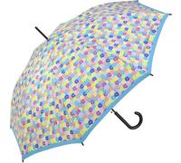 Benetton Stockschirm Long Automatik Blooming Dots - blue