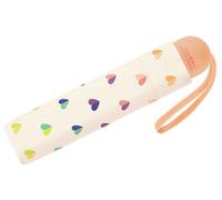 Benetton Super Mini Kinder-Taschenschirm mit Handöffner - Hearts