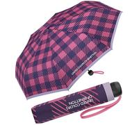 Benetton Taschenschirm Super Mini Checks - pink