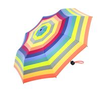 Benetton Taschenschirm Super Mini Streifen Fresh Salmon