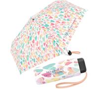 Benetton Taschenschirm Ultra Mini Flat Aquarell Hearts - multicolor